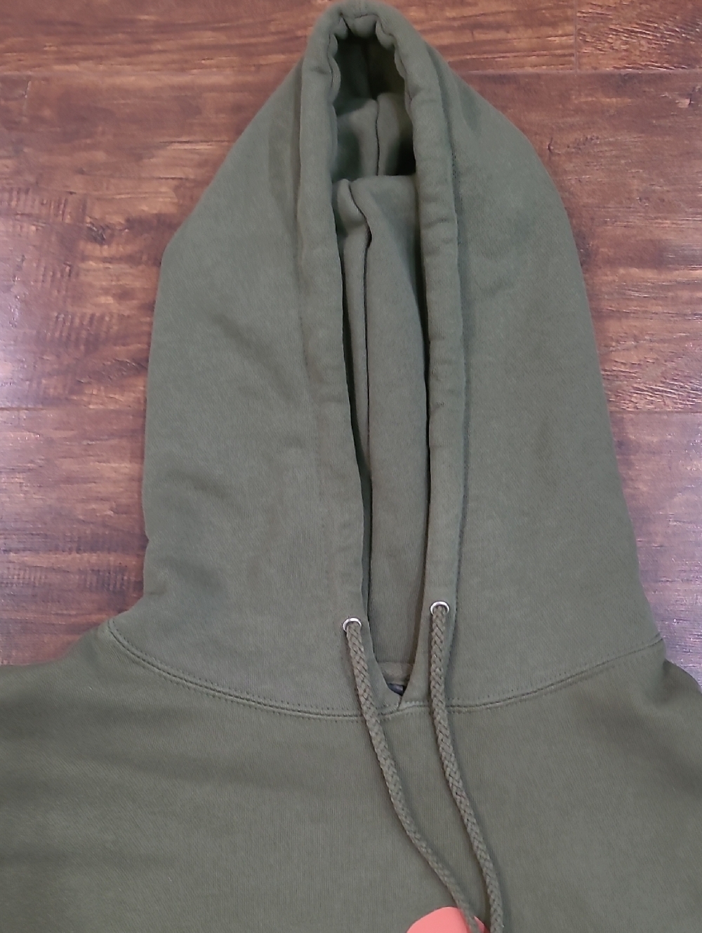 Stance Olive Green Pullover Hoodie with Floral Graphic Heavy Weight Size Small - Picture 5 of 12